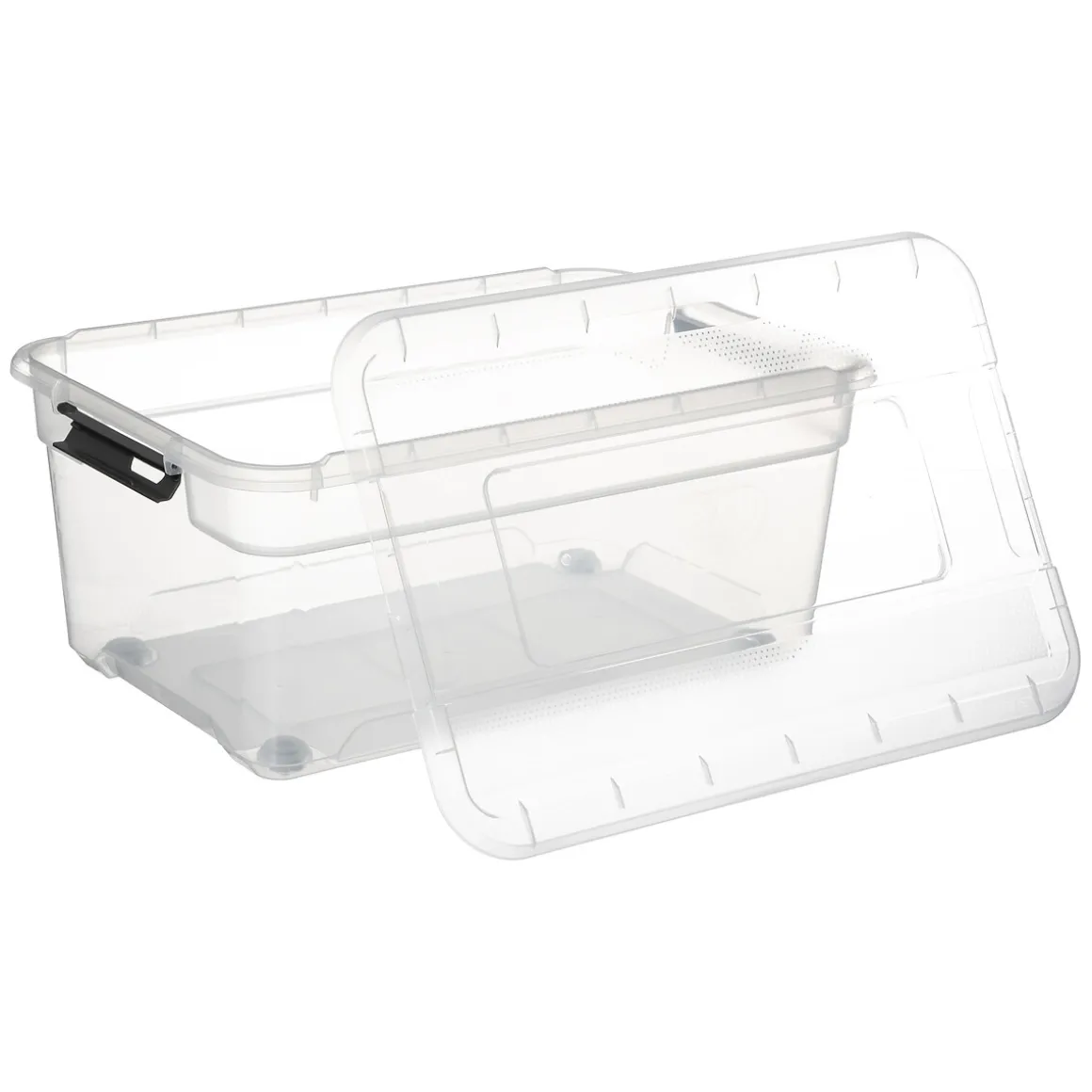 Boîte en plastique transparente 40L