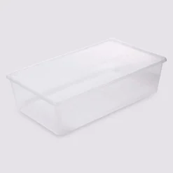 Boîte en plastique transparente 43L