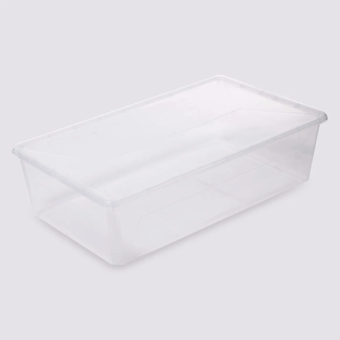 Boîte en plastique transparente 43L
