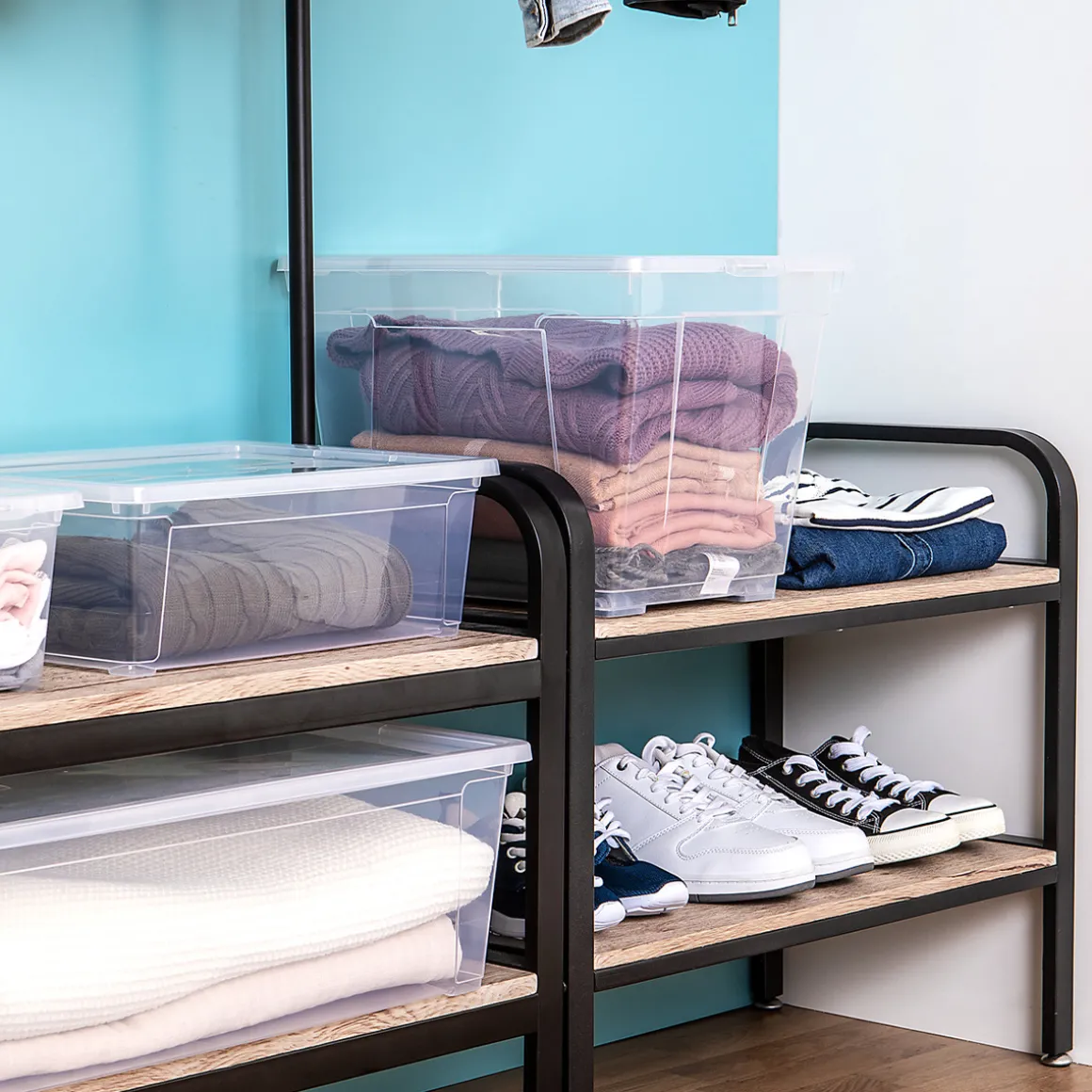 Boîte en plastique transparente 20L