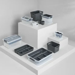 Boîte en plastique transparente 18L