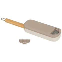 Brosse à textile, manche en bambou - Gris