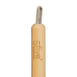 Brosse à textile, manche en bambou - Gris