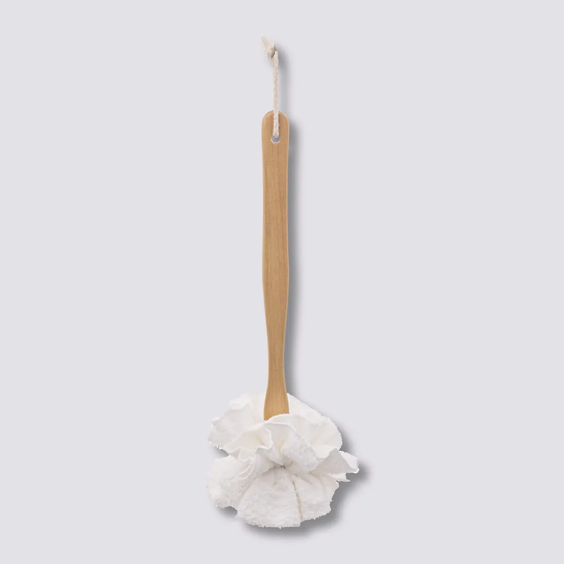 Brosse de bain fleur bois