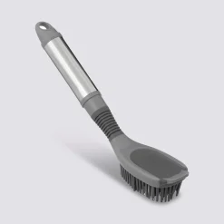 Brosse vaisselle en caoutchou, Gris