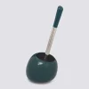 Brosse WC céramique, Bleu pétrole