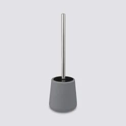 Brosse WC céramique, Gris béton
