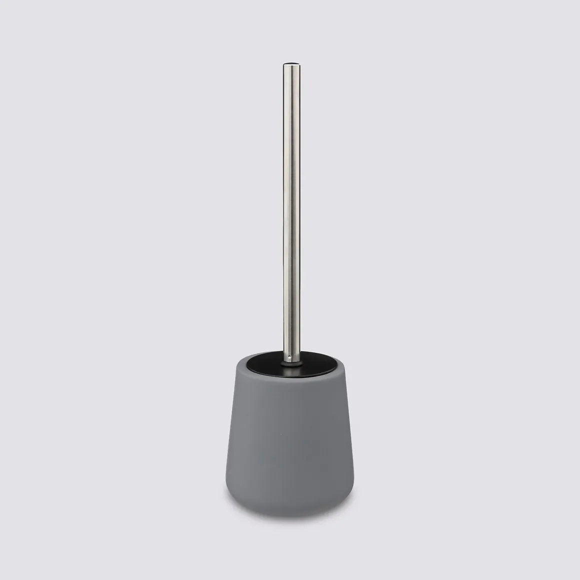 Brosse WC céramique, Gris béton