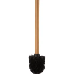 Brosse WC en bambou, Noir