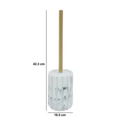 Brosse WC, H.42,3 cm, Blanc