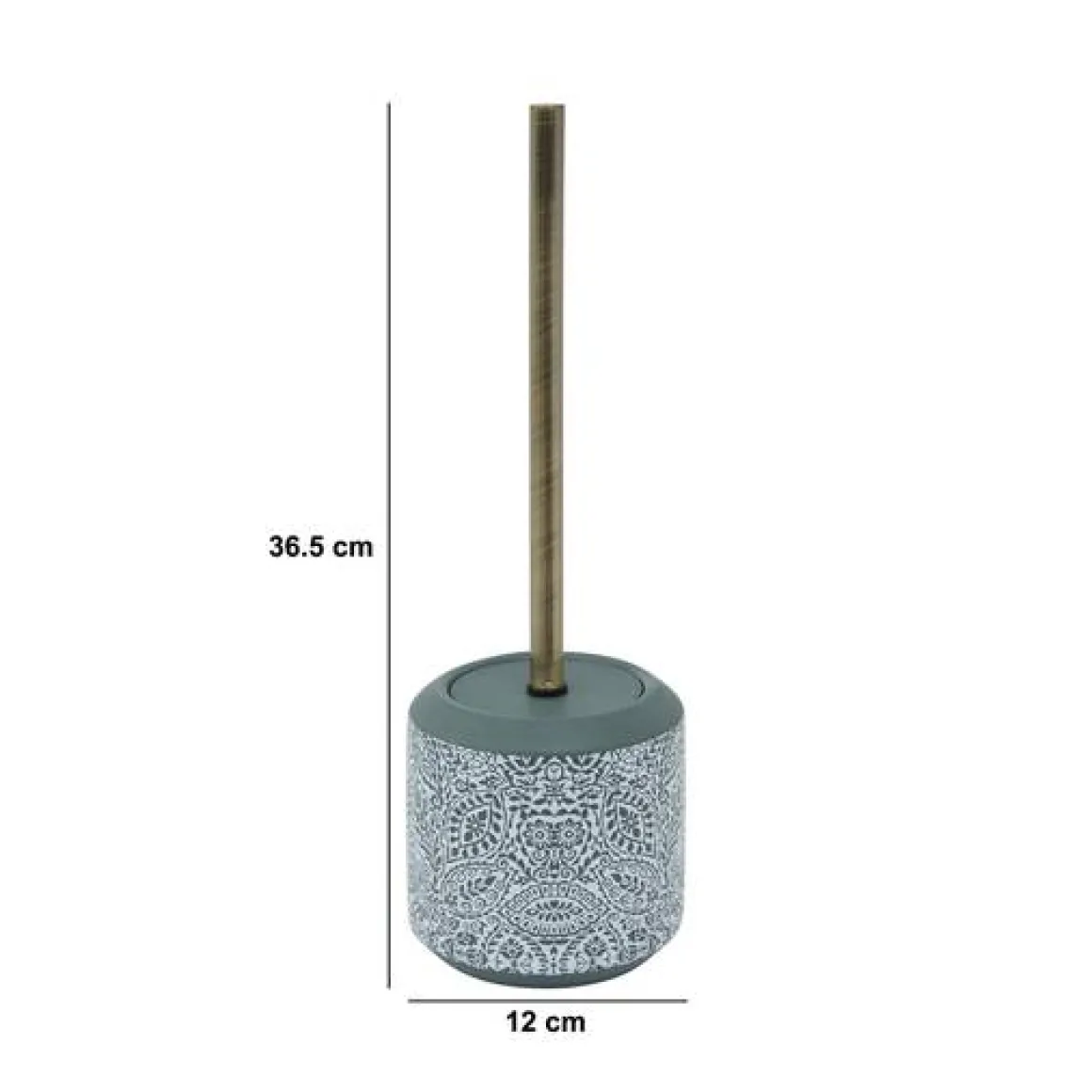 Brosse WC, H.36,5 cm, Vert