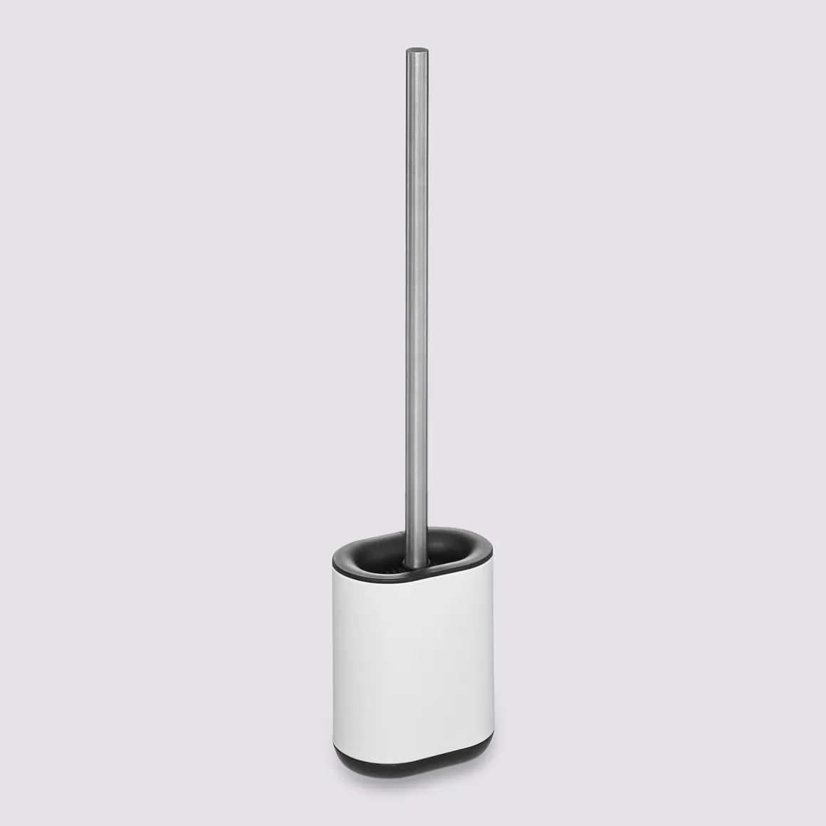 Brosse WC métal, Blanc