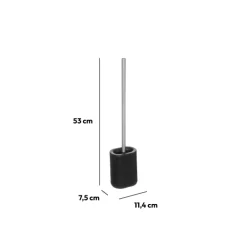 Brosse WC métal, Noir
