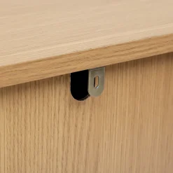 Buffet 3 portes, Effet bois naturel