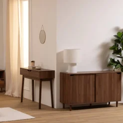 Buffet 2 portes, marron