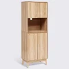 Buffet de cuisine 2 portes, Marron