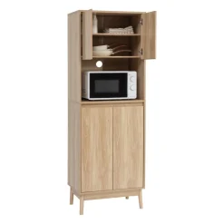 Buffet de cuisine 2 portes, Marron