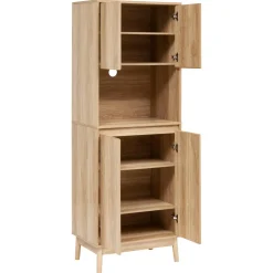 Buffet de cuisine 2 portes, Marron