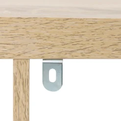Buffet étagères modulable 137x76cm, Effet bois