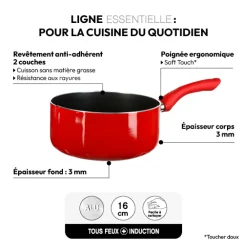 Casserole Aluminium, 16 cm