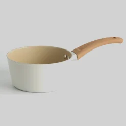 Casserole aluminium forgé beige, 16cm