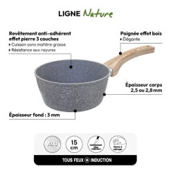 Casserole Aluminium forgé, 16 cm