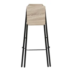 Chaise de bar pliante, Effet chêne naturel