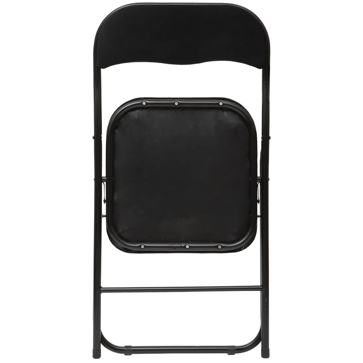 Chaise pliante en velours, Noir