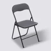 Chaise pliante, Gris clair