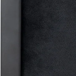 Chaise pliante velours, Noir