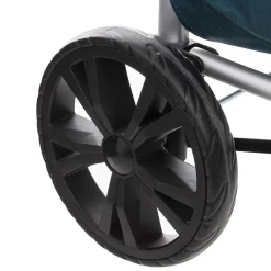 Chariot de course pliable 2 roues, Bleu pérole