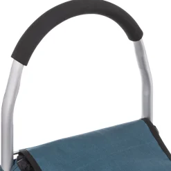 Chariot de course pliable 2 roues, Bleu pérole
