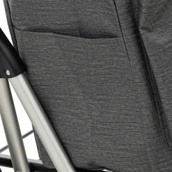 Chariot pliant 4 roues, Gris