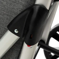 Chariot pliant 4 roues, Gris