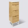 Chiffonier 3 tiroirs, bambou