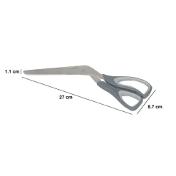 Ciseaux à pizza avec poingée ergonomique,  Gris