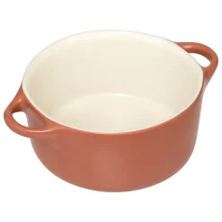 Cocotte ronde, céramique, 10 cm - Blanc