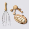 Coffret massage 3 pièces, Bambou
