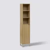 Colonne 1 porte, Effet bois naturel