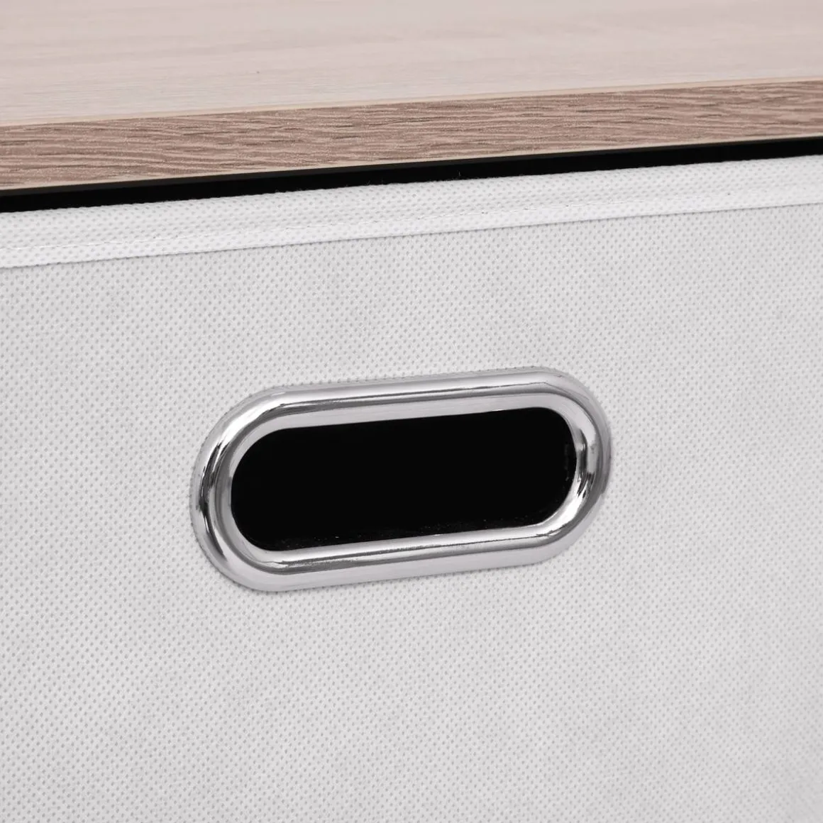 Commode 3 tiroirs, Beige