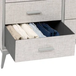 Commode 6 tiroirs, Gris