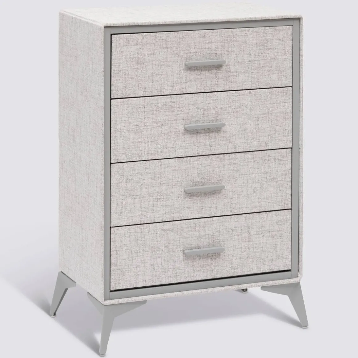 Commode 4 tiroirs, Gris