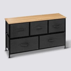 Commode basse 5 tiroirs