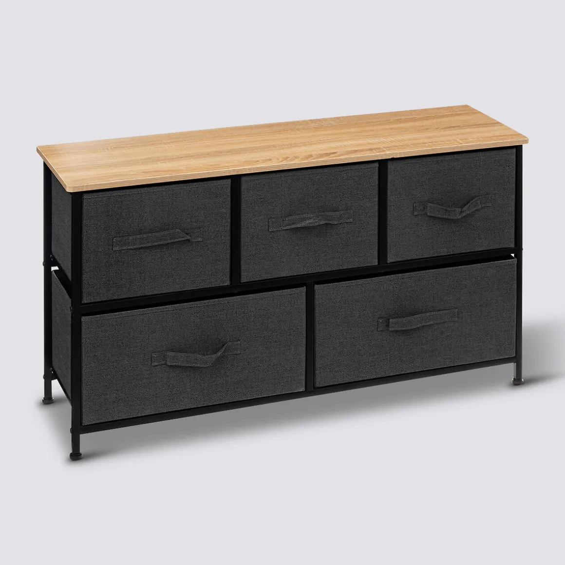 Commode basse 5 tiroirs