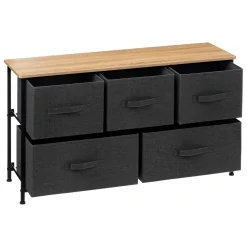 Commode basse 5 tiroirs