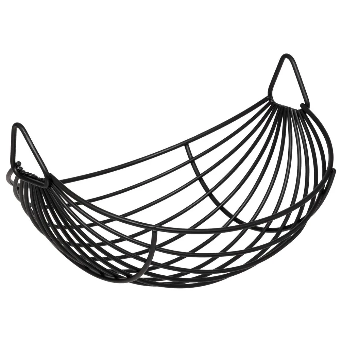 Corbeille à fruits, L.34,5 cm, Noir