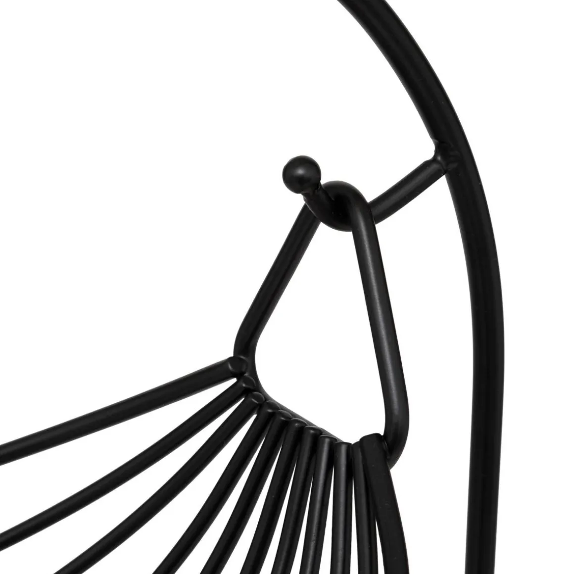 Corbeille à fruits, L.34,5 cm, Noir