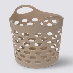 Corbeille à linge 28L, Beige