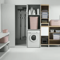 Corbeille à linge 45L, Gris