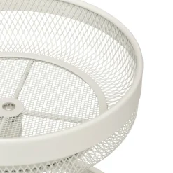 Corbeille 2 niveaux en métal, Beige